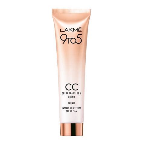 LAKME 9 TO 5 COMPLEXION CARE COLOR TRANSFORM CREAM Reviews, LAKME 9 TO ...