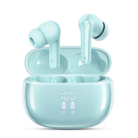YAQ Wireless Earbuds Bluetooth Headphones, 40H Playtime Stereo IPX5 ...