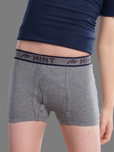 Premium Cotton Combed Plain Mini Trunk with Ultrasoft Waistband-Dark G
