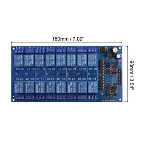 Relay Module 16 Channel 12V Low Level Trigger Module | Ubuy India