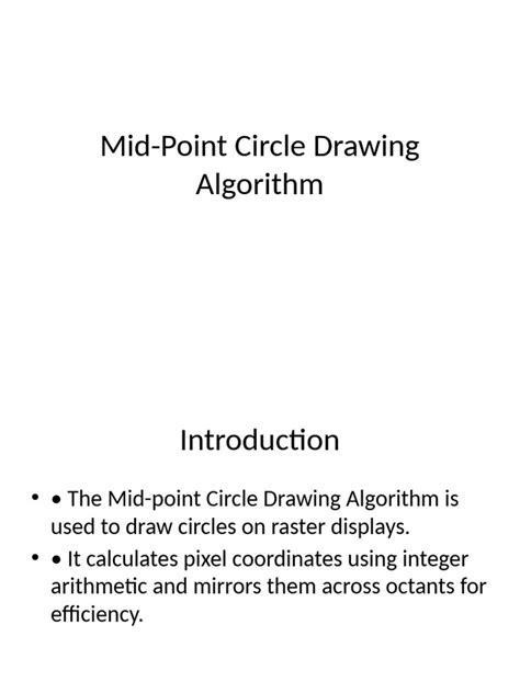 Image result for Midpoint Circle Drawing Algorithm