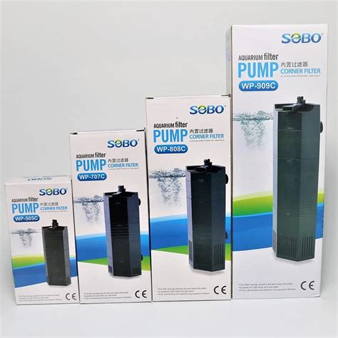 Sobo Aquarium Corner Internal Filter (WP-808C | 15W | 800 L/H ...