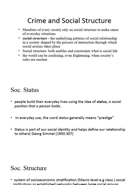 Crime and Social Structure | PDF | Deviance (Sociology) | Émile Durkheim
