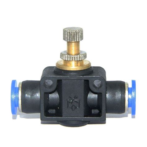 6mm Pneumatic Flow Control Connector Push in Air Hose Tube Adapter 0 to ...