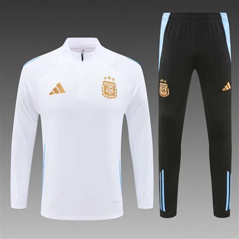 Argentina White Training Tracksuit 2024/25 – Indiansoccermart