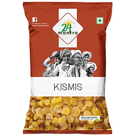 Buy 24 Mantra Naturals Kismis 100 Gm Pouch Online At Best Price of Rs ...
