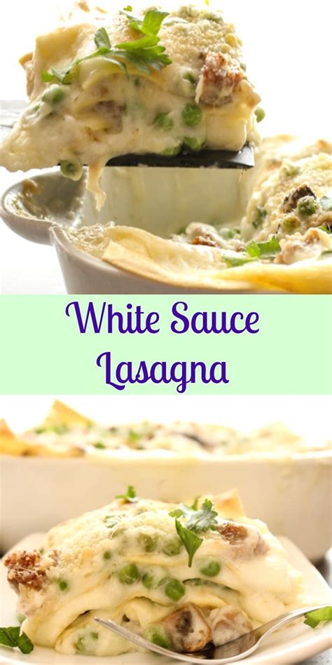 White Sauce Lasagna, a creamy, delectable Italian dish  