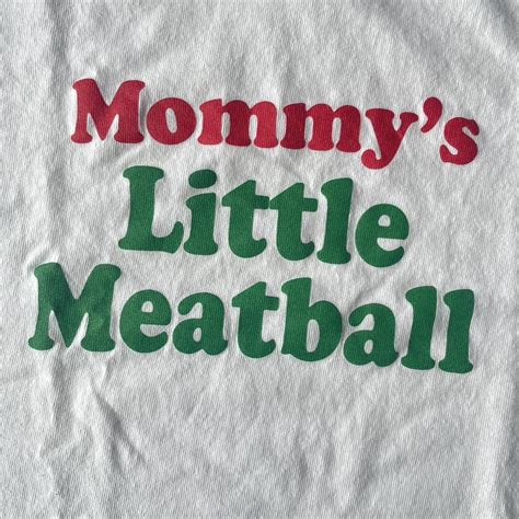 Mommy’s Little Meatball Cotton Kids Tee Size: Youth... | Depop