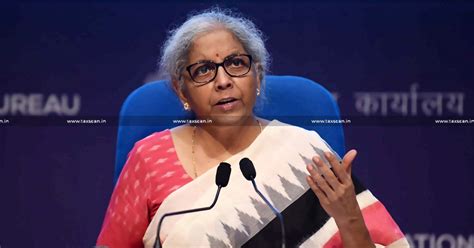 51st GST Council Meeting: Finance Minister to Chair Meeting Through ...