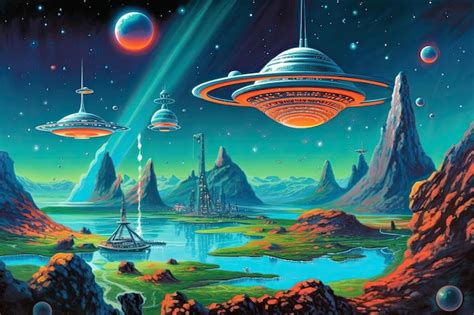 Alien City Background 的图像结果