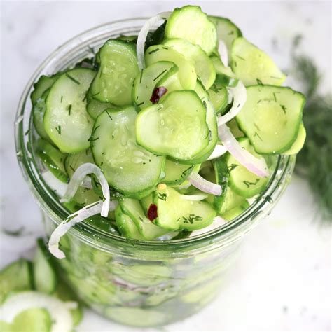 Cucumber Onion Salad (Sweet & Tangy) - Miss in the Kitchen | Recipe ...