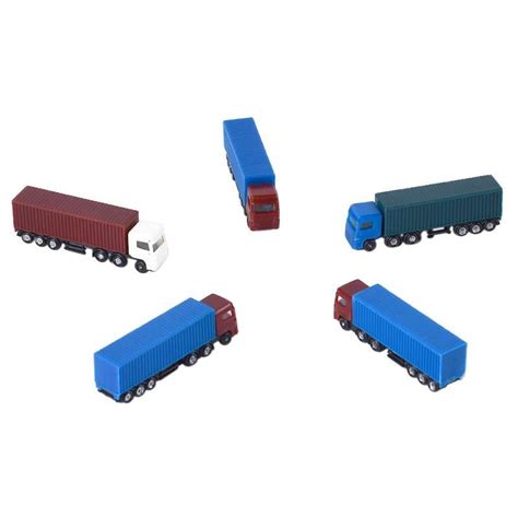 N Gauge Train Cars Architectural Scale Model Vehicles 5pcs - Walmart.com