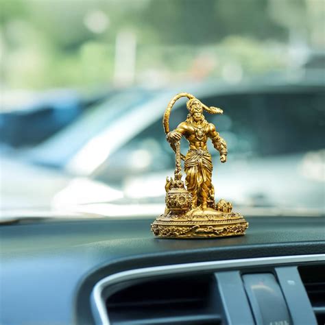 Hanuman Ji Lanka Dahan Car Dashboard Murti - Divine Protection & Energ ...