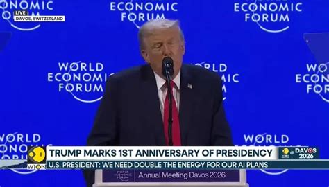 Trump at Davos: Venezuela is going to make more money in 6 months