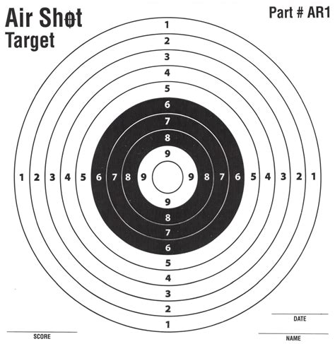 Printable Pellet Gun Targets - Printable Word Searches