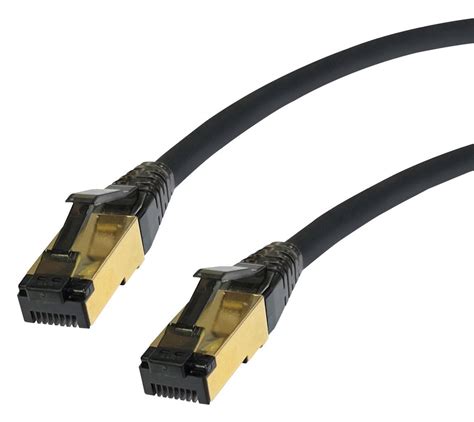 Buy in India VIDEK 2998-1BK Ethernet Cable, LSZH, Cat8, RJ45 Plug to ...