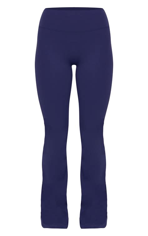 Navy Sculpt Straight Leg Yoga Pants | Athleisure | PLT USA