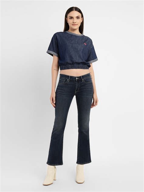 Women's Solid Round Neck Top – Levis India Store