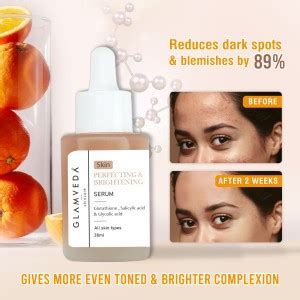 GLAMVEDA Skin Brightening Glutathione, Glycolic & Salicylic acid Face ...