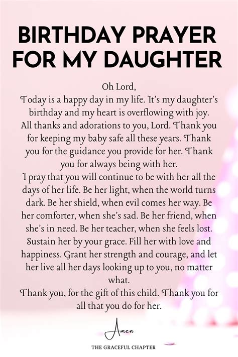 Birthday Prayer For Me, Happy Birthday Quotes For Daughter, Happy ...