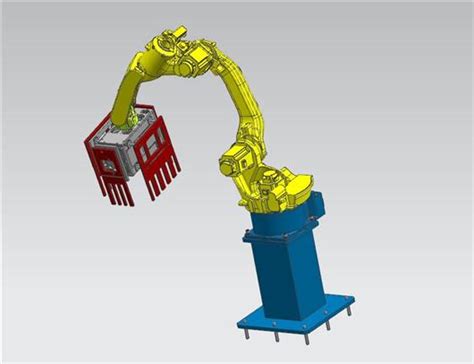 自动化包装流水线码垛机器人3D模型下载_三维模型_STEP模型 - 制造云 | 产品模型