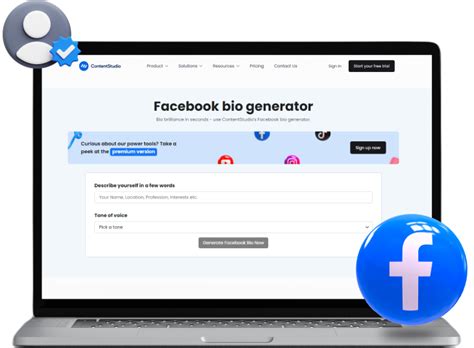 Image result for Facebook Bio Generator