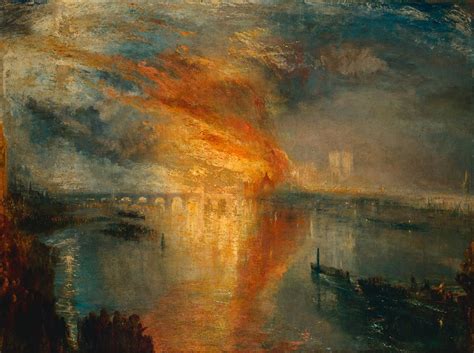 "The Burning of the Houses of Parliament" Joseph Mallord William Turner (1834) | William turner ...