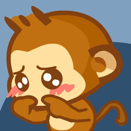 momoking猴子QQ表情，红色的猴子图片 qq表情大全_朝夕网QQ表情