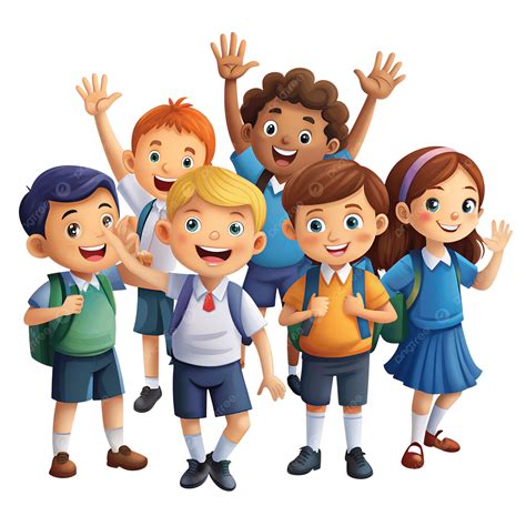 Happy Child At School