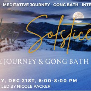 Winter Solstice Meditative Journey & Gong Bath, 451 River Pkwy, Idaho ...