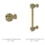 Allied Brass Cabinet Hardware 1-in Unlacquered Brass Round Modern ...