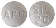 Pill Finder: APO SIL 20 White Round - Medicine.com