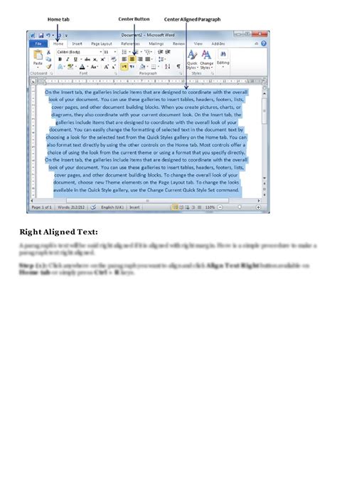 Text Alignment Tutorial 的图像结果