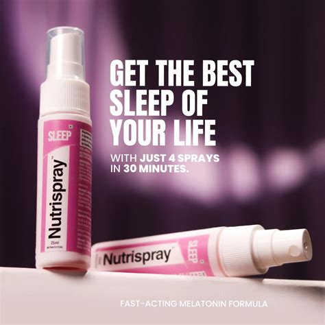 Nutrispray Sleep Mouthspray | Melatonin for Restful Sleep & Relaxation