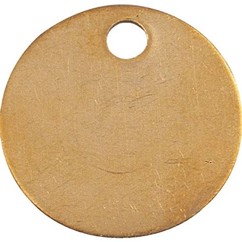 Kennedy 30mm BRASS IDENTITY DISCS5mm HOLE (EACH) : Amazon.in: Home ...