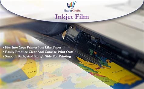 Habercrafts Universal Inkjet Transparency Film A4 Clear OHP Sheets for ...