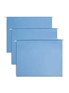 Smead TUFF Hanging File Folder with Easy Slide Tab, 1/3-Cut Sliding Tab ...
