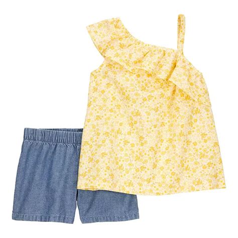 Toddler Girl Carter's 2-Piece Floral Top & Shorts Set