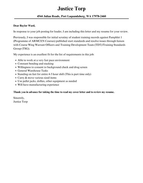 Front End Loader Operator Cover Letter at John Pavon blog