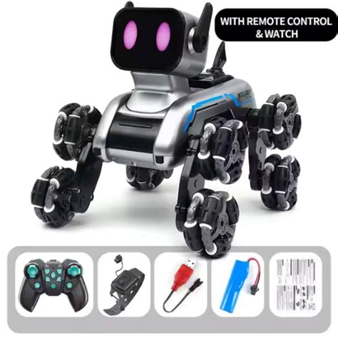 Stunt Eight-Wheel Robot Dog | Gadgets Mania