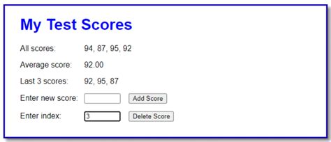 Image result for JavaScript Test Scores