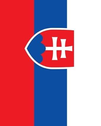 Slovak Tricolour Flag Notebook: College Ruled Writer's Notebook for ...