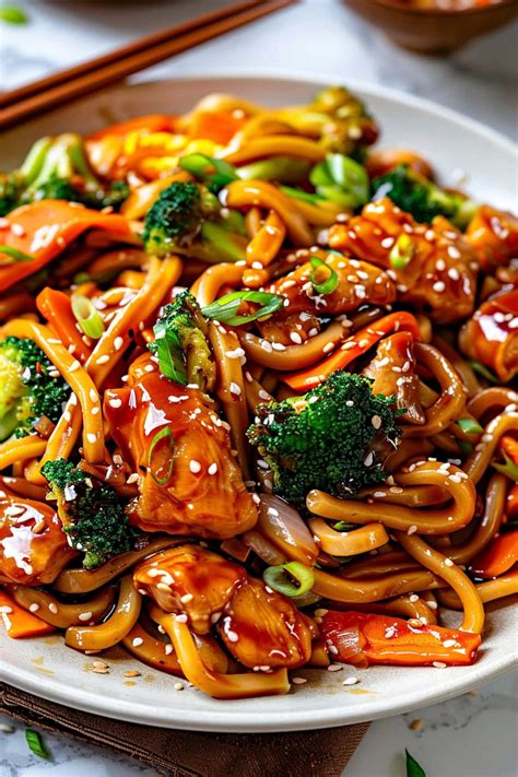 Quick and Tasty Chicken Teriyaki Noodles in Just 30 Minutes | Healthy ...