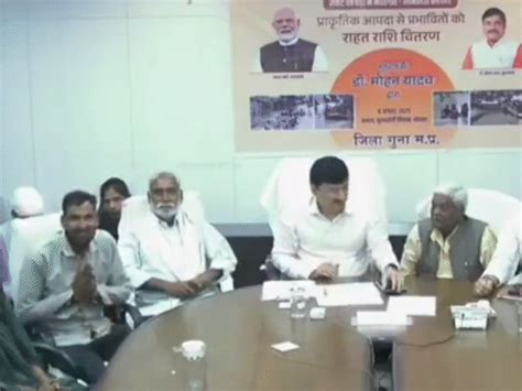 Guna flood victims get financial aid; CM Yadav interacts with affected ...
