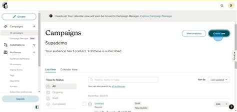 MailChimp Email Campaign Tutorial 的图像结果
