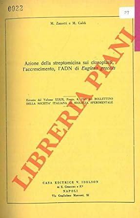 Amazon.in: Buy Azione della streptomicina sui cloroplasti, l ...