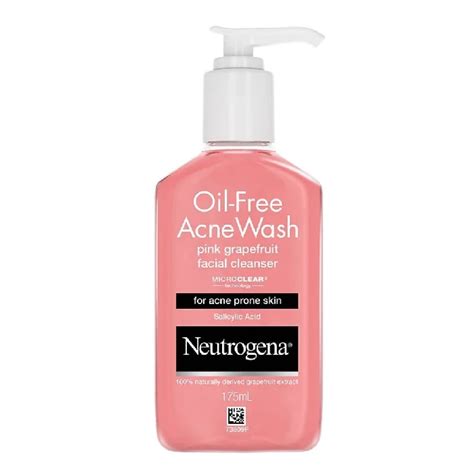 Neutrogena Oil-Free Acne Wash Pink Grapefruit Facial Cleanser
