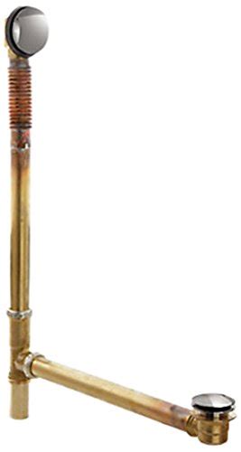 Kohler K-7265-TT Clearflo Brass Toe Tap Bath Drain Vibrant Titanium ...