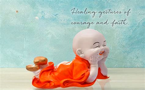 Buy Mariner's Creation Polyresin Cute Baby Monk Laughing Buddha ...