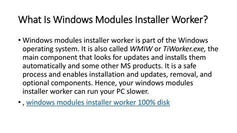 Image result for Disable Windows Modules Installer Worker